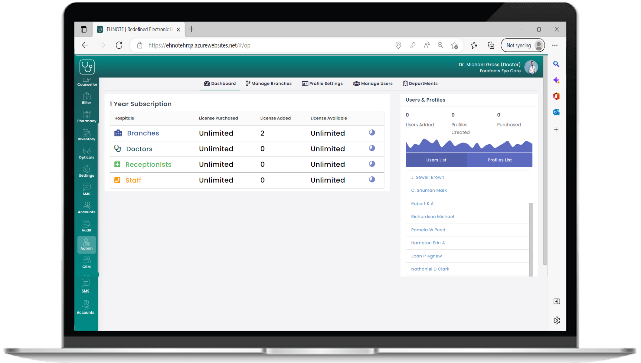 Centralized Practice Management